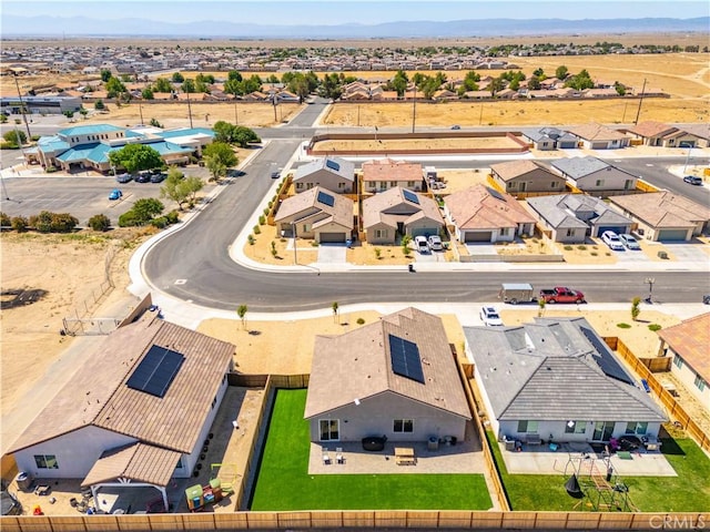 3615 Santa Monica Ct, Rosamond, CA 93560 - aerial view of residential area with mountains