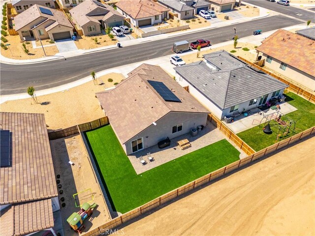 3615 Santa Monica Ct, Rosamond, CA 93560 - aerial perspective of suburban area