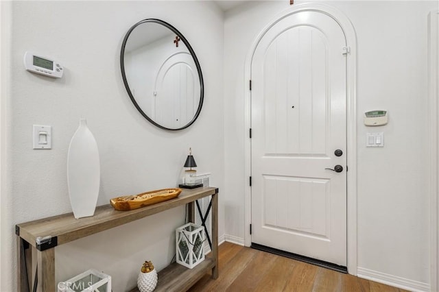 410 N Tapia Ln, Brea, CA 92821 - foyer entrance with wood finished floors and baseboards