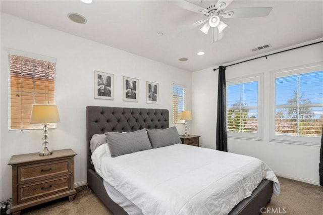 410 N Tapia Ln, Brea, CA 92821 - carpeted bedroom with baseboards and recessed lighting