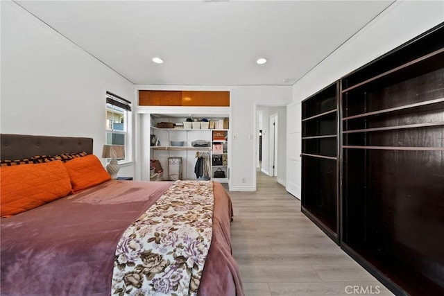 3549 S Cochran Ave, Los Angeles, CA 90016 - bedroom featuring wood finished floors and recessed lighting