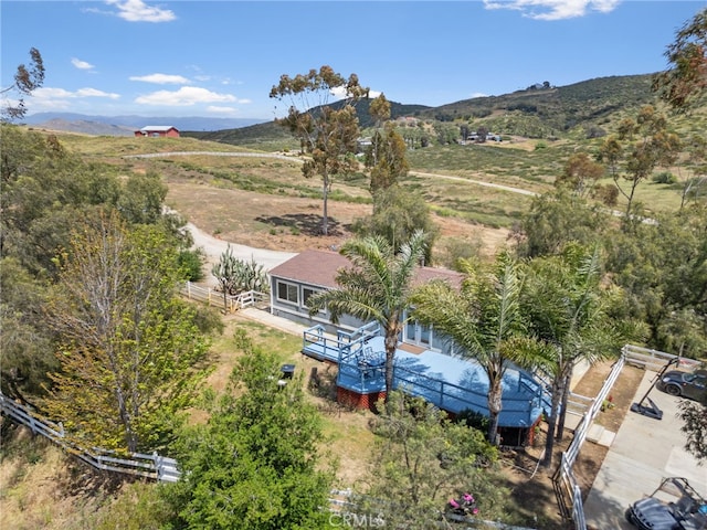 32955 Buckskin Rd, Temecula, CA 92592 - overview of rural landscape featuring a mountainous background