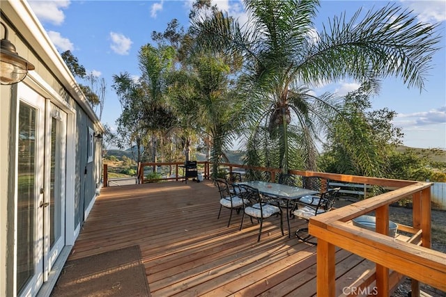 32955 Buckskin Rd, Temecula, CA 92592 - deck with outdoor dining space