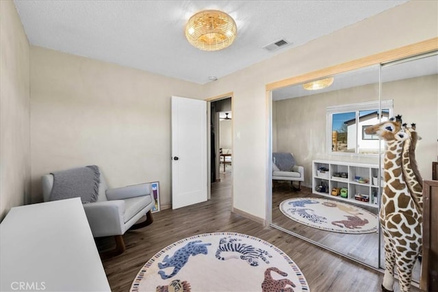68365 Emerald Dr Unit 29, Palms, CA 92277 - living area with wood finished floors and baseboards