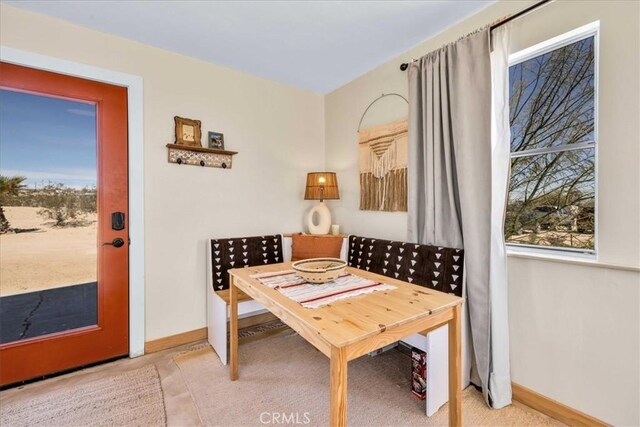 68365 Emerald Dr Unit 29, Palms, CA 92277 - dining space with baseboards
