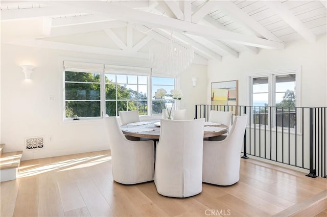 802 Rembrandt Dr, Laguna Beach, CA 92651 - dining room with light wood-style flooring
