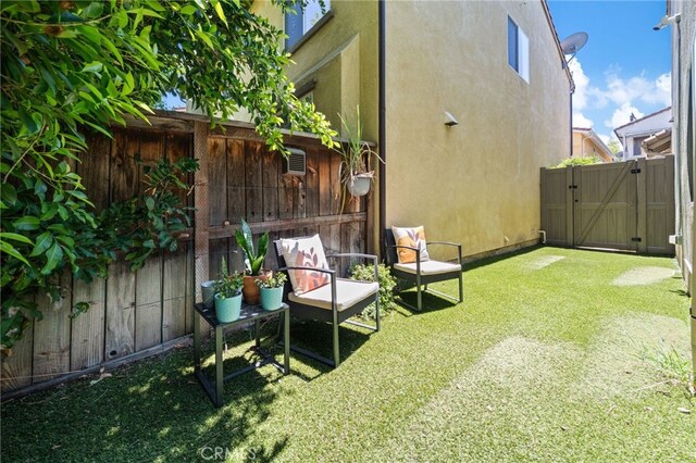 16741 Tim Ln, Van Nuys, CA 91406 - view of yard featuring a gate
