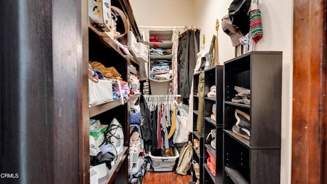 128 Lime Ave Unit 14, Long Beach, CA 90802 - spacious closet featuring wood finished floors