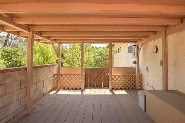 1200 N Cypress St, La Habra Heights, CA 90631 - view of wooden deck