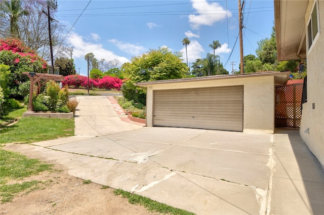1200 N Cypress St, La Habra Heights, CA 90631 - view of detached garage