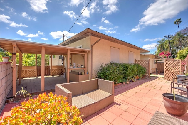 1200 N Cypress St, La Habra Heights, CA 90631 - view of patio