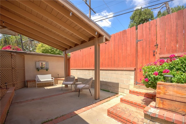 1200 N Cypress St, La Habra Heights, CA 90631 - view of patio / terrace