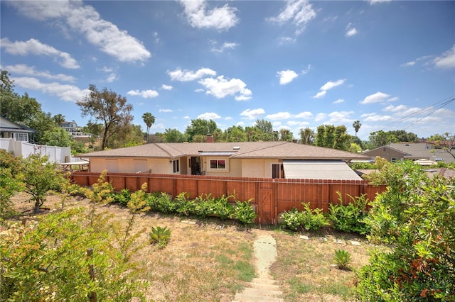 1200 N Cypress St, La Habra Heights, CA 90631 - back of property featuring stucco siding