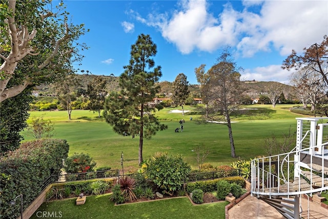 31751 E Nine, Laguna Niguel, CA 92677 - view of property's community featuring golf course view, a lawn, and a mountain view