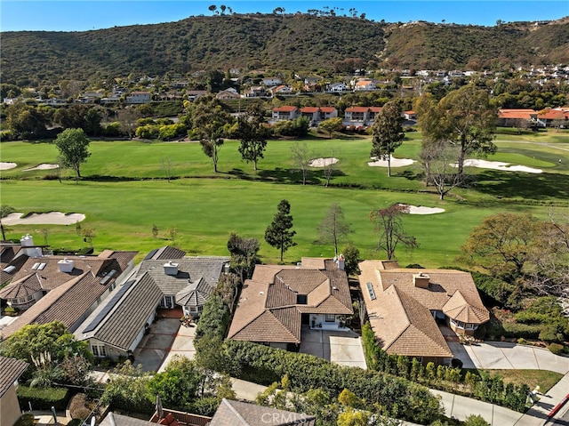 31751 E Nine, Laguna Niguel, CA 92677 - aerial view of residential area featuring a mountainous background and a golf club