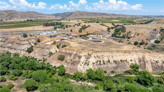 13165 N Bluffs Ct, San Miguel, CA 93451 - aerial view of property's location with a mountainous background