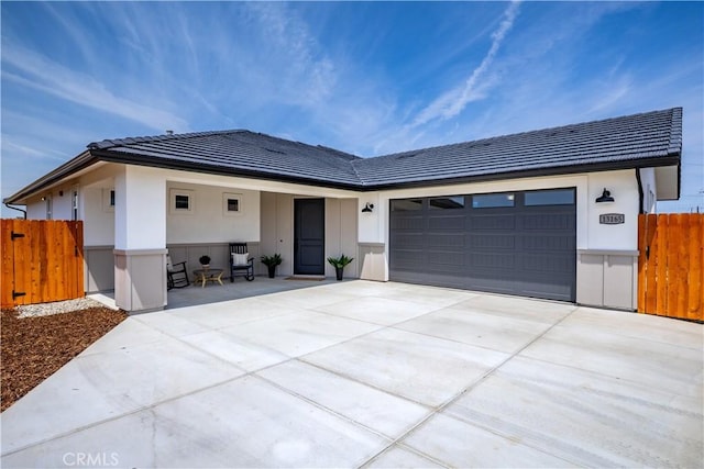 13165 N Bluffs Ct, San Miguel, CA 93451 - single story home with a tile roof, concrete driveway, and a garage