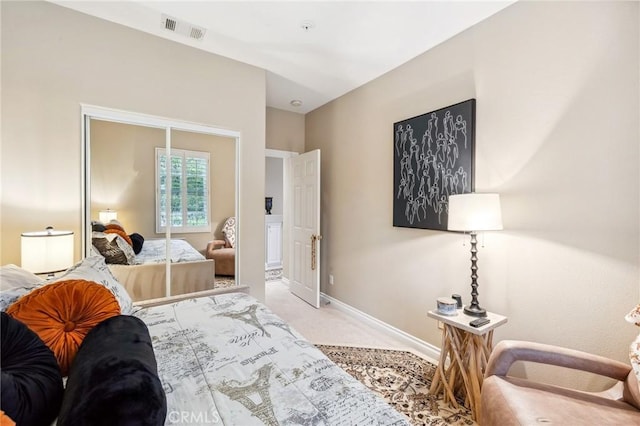 23423 Abbey Glen Pl Unit 30, Valencia, CA 91354 - bedroom with carpet, a closet, and baseboards