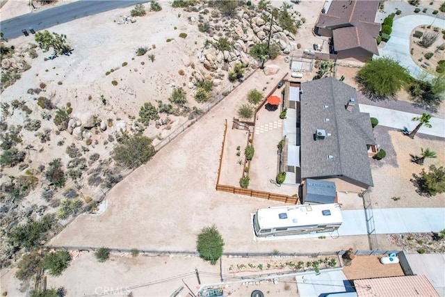 57490 Redondo St, Yucca Valley, CA 92284 - bird's eye view of a desert landscape