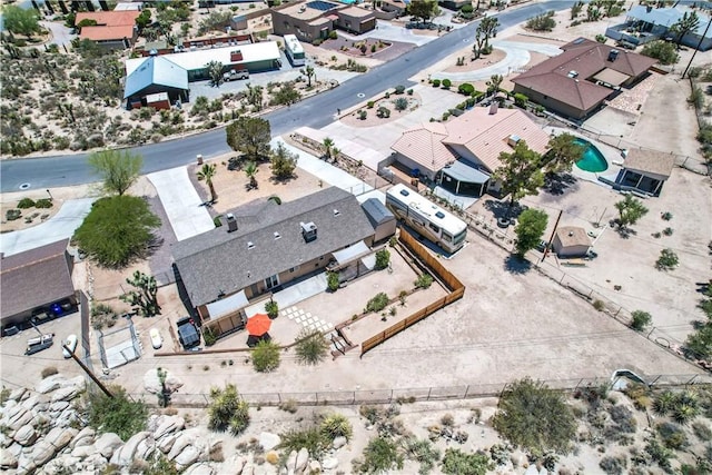57490 Redondo St, Yucca Valley, CA 92284 - aerial perspective of suburban area