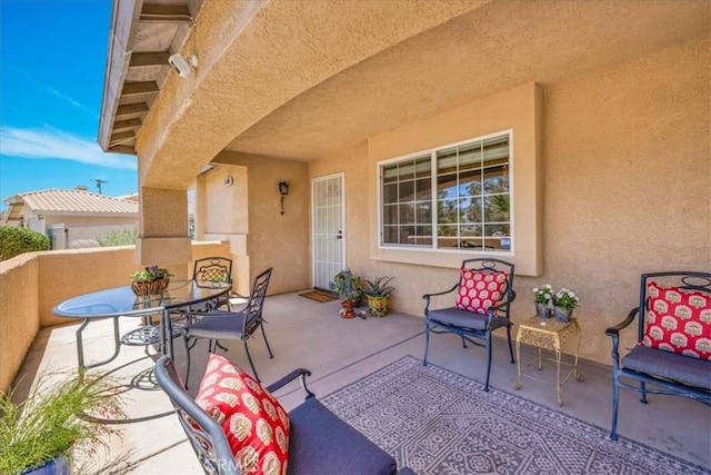 57490 Redondo St, Yucca Valley, CA 92284 - view of patio featuring outdoor dining area