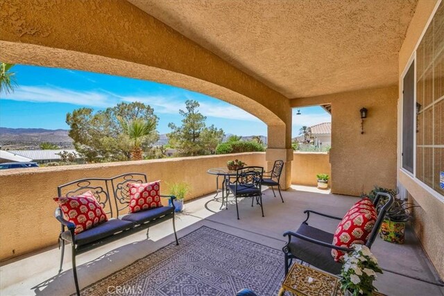 57490 Redondo St, Yucca Valley, CA 92284 - view of patio / terrace featuring outdoor dining space
