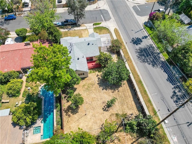 14259 Emelita St, Van Nuys, CA 91401 - drone / aerial view of a pool