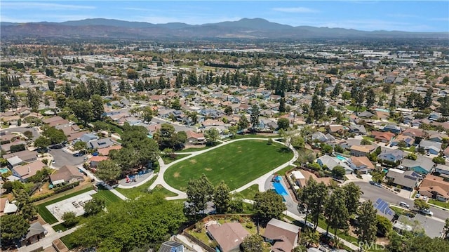 2012 Nantucket Pl, Tustin, CA 92780 - aerial view of property's location with mountains and nearby suburban area