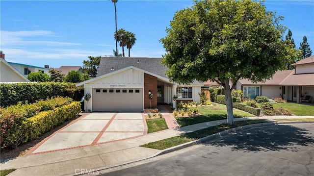 2012 Nantucket Pl, Tustin, CA 92780 - single story home featuring board and batten siding, an attached garage, concrete driveway, and roof with shingles
