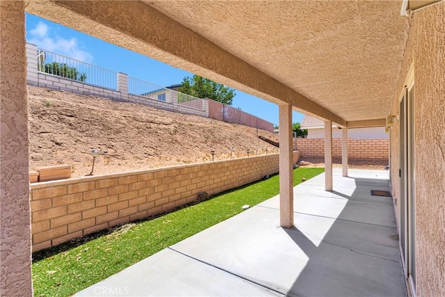 14303 Schooner Dr, Helendale, CA 92342 - fenced backyard with a patio