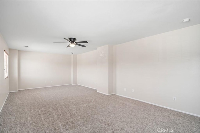 2207 Cork Oak St, Palmdale, CA 93551 - unfurnished room featuring ceiling fan, carpet floors, a smoke detector, and baseboards