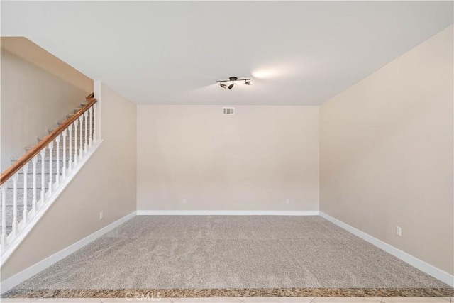 2207 Cork Oak St, Palmdale, CA 93551 - carpeted empty room featuring stairs and baseboards