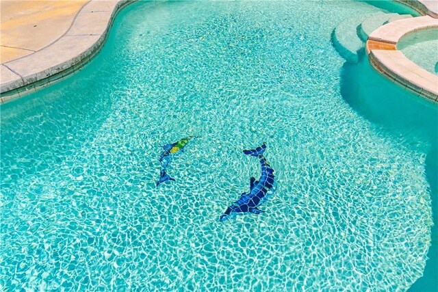 2207 Cork Oak St, Palmdale, CA 93551 - view of swimming pool with a pool with connected hot tub