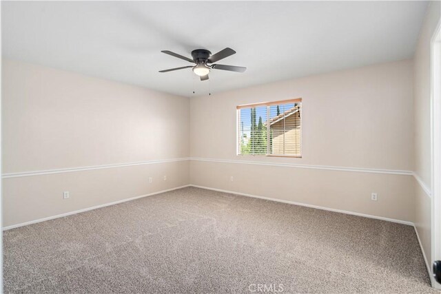 2207 Cork Oak St, Palmdale, CA 93551 - carpeted empty room featuring ceiling fan and baseboards