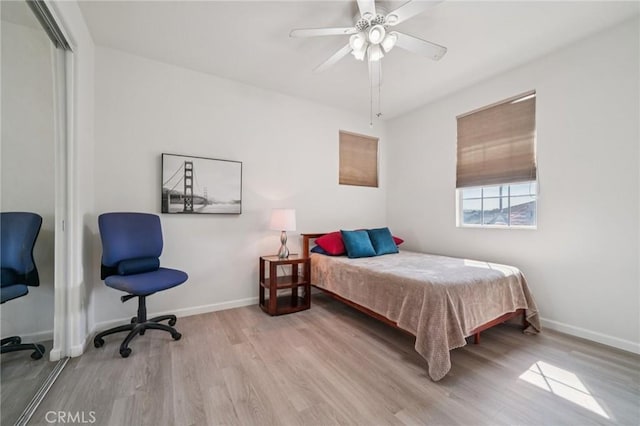 2583 Steeplechase Way, Norco, CA 92860 - bedroom featuring wood finished floors, baseboards, and ceiling fan
