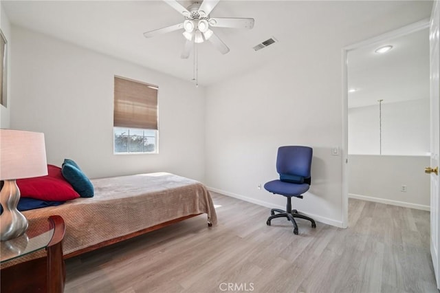 2583 Steeplechase Way, Norco, CA 92860 - bedroom featuring wood finished floors, baseboards, recessed lighting, and ceiling fan