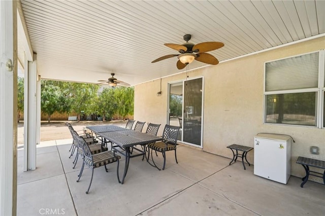 2583 Steeplechase Way, Norco, CA 92860 - view of patio / terrace with a ceiling fan and outdoor dining area