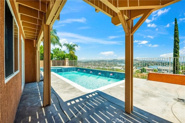 29 Villa Valtelena, Lake Elsinore, CA 92532 - view of pool featuring a patio and a fenced backyard