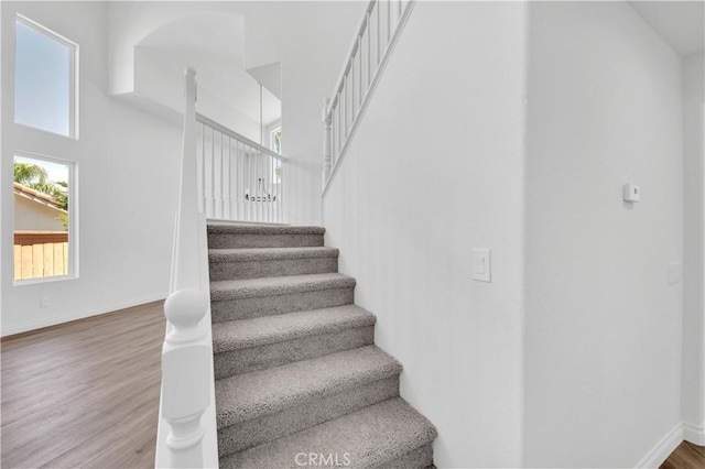 29 Villa Valtelena, Lake Elsinore, CA 92532 - stairway featuring wood finished floors and baseboards