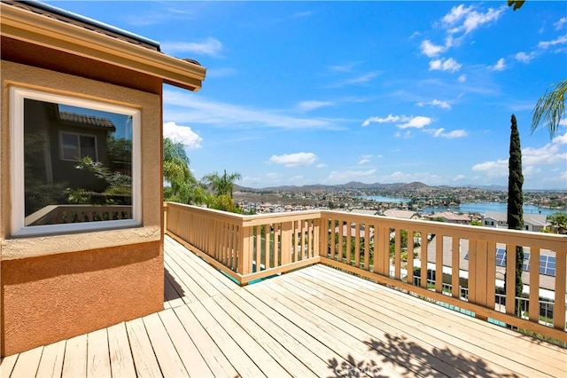 29 Villa Valtelena, Lake Elsinore, CA 92532 - deck with a water and mountain view
