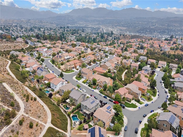 20361 Julia Ln, Saugus, CA 91350 - aerial view of property's location featuring mountains and nearby suburban area