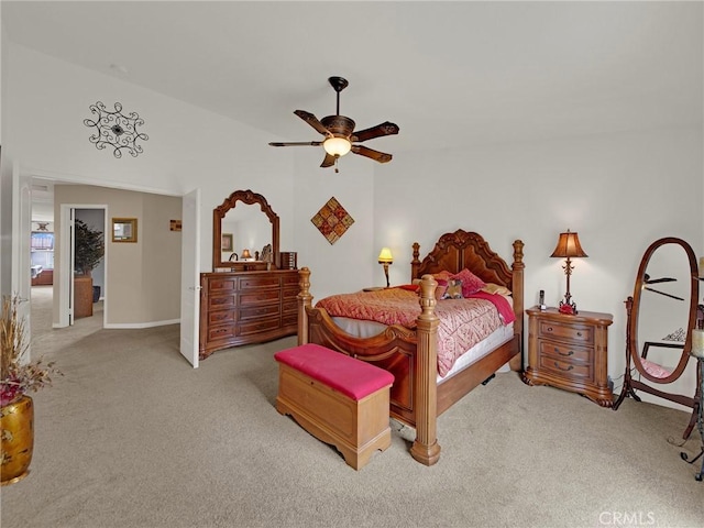 20361 Julia Ln, Saugus, CA 91350 - carpeted bedroom featuring ceiling fan and baseboards