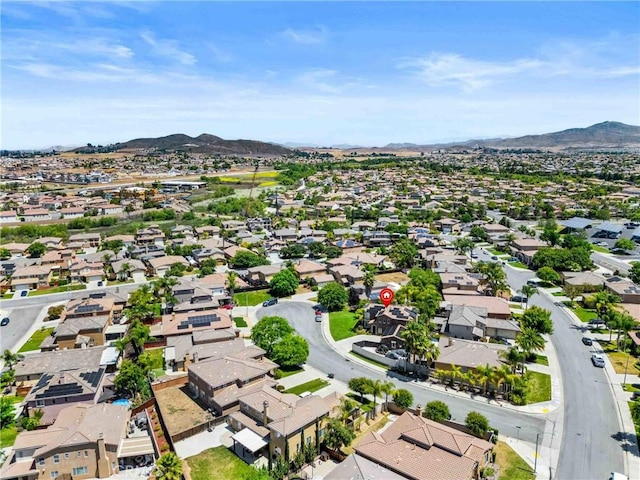 35616 Suzette Ct, Winchester, CA 92596 - aerial view of residential area featuring a mountain backdrop