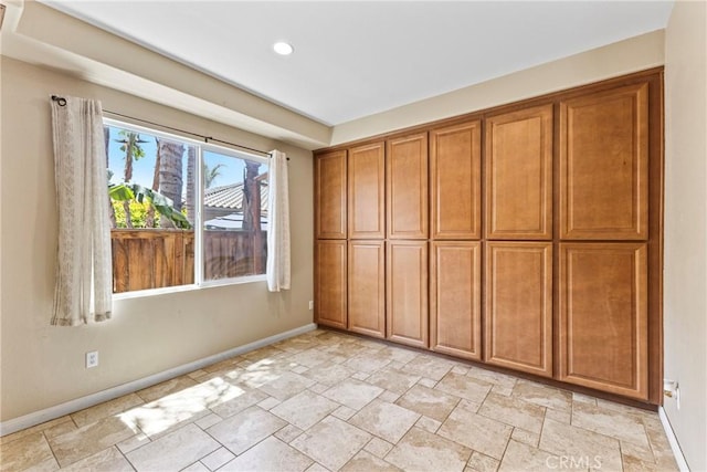 35616 Suzette Ct, Winchester, CA 92596 - empty room featuring baseboards, light stone finish floors, and recessed lighting