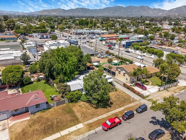 13411 Wingo St, Arleta, CA 91331 - aerial perspective of suburban area featuring a mountainous background