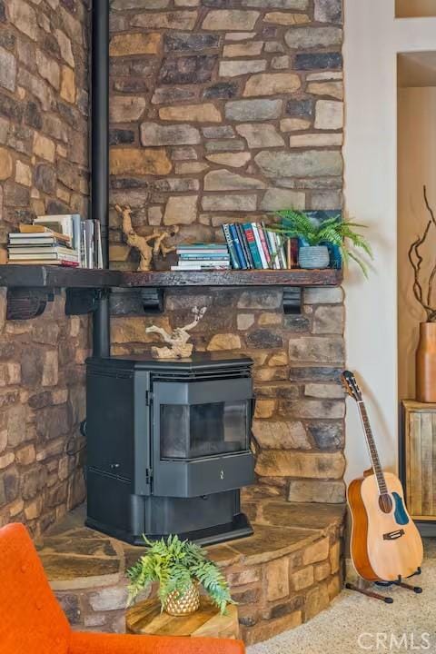 62398 Cope Ln, Joshua Tree, CA 92252 - detailed view of a wood stove