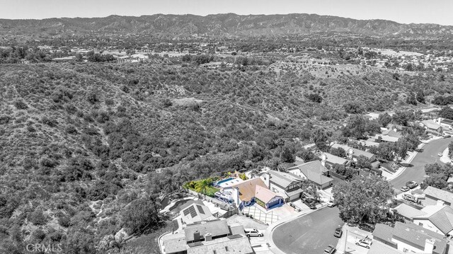 22206 Claibourne Ln, Saugus, CA 91350 - bird's eye view of mountains