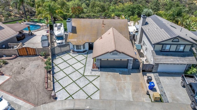22206 Claibourne Ln, Saugus, CA 91350 - view from above of property