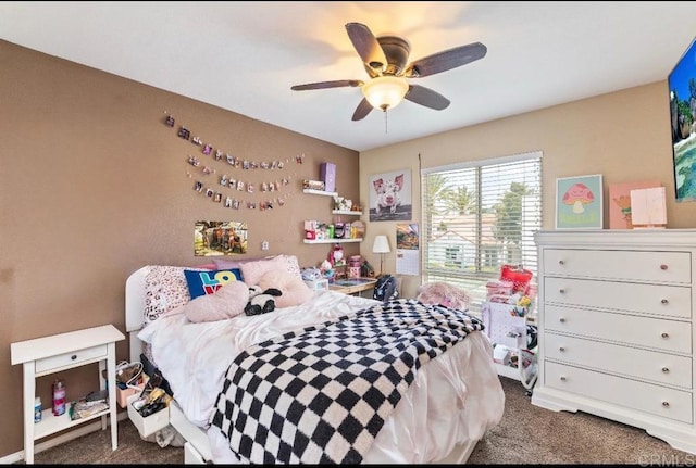 29495 Cara Way, Temecula, CA 92591 - bedroom with carpet flooring and a ceiling fan