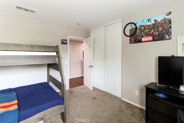 28926 Lavatera Ave, Murrieta, CA 92563 - carpeted bedroom featuring a closet and baseboards